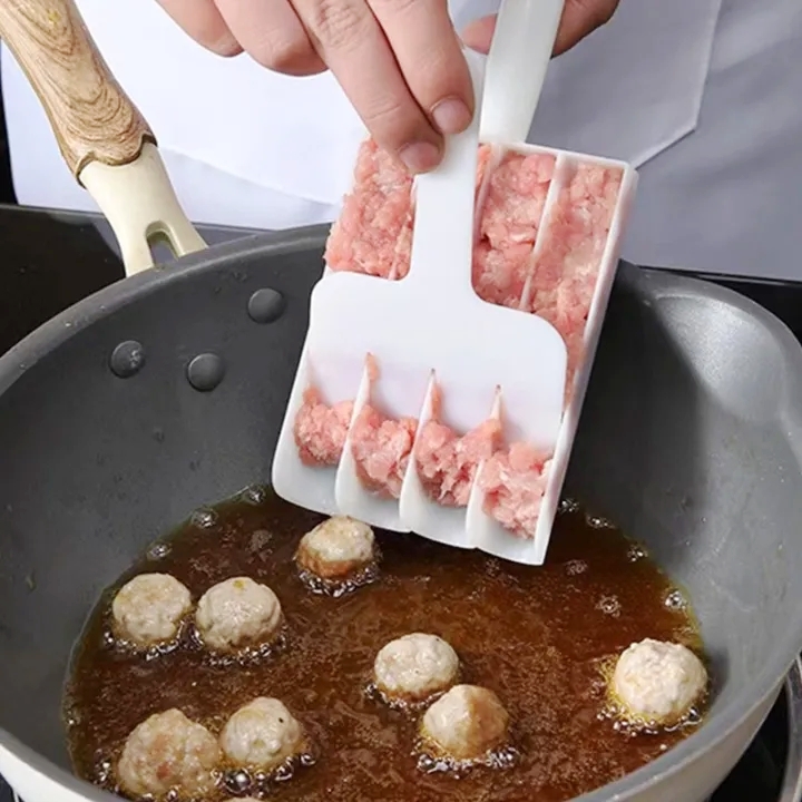 Meatball Maker Set Fried Fish Beaf Meat Making Balls Mold Spoon Meat Tools Kitchen Gadgets